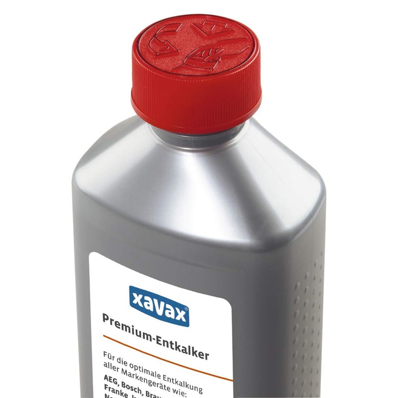 Xavax Premium Entkalker 500 ml (Universal-Entkalker für Kaffeevollautomaten und Espressomaschinen)