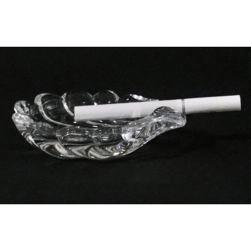 Bohemian Glass Crystal Mini Tray "Shell"