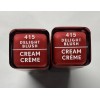 Covergirl Exhibionist Creme Lipstick #415 Delight Blush (2 Pack) Sealed