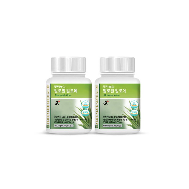 쾌변봤다 알로밀 알로에120정 x2병 아보레센스 알로에정 Kwae Byeonbatda Alomil Aloe