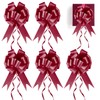 Prmape Pack of 30 Gift Bows Deep Red, Bow Wedding