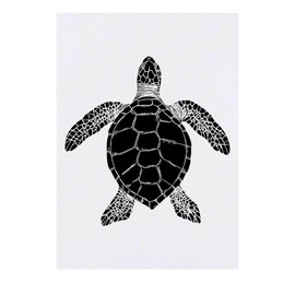 'Sea Turtle Top View' Temporary Tattoo - Water Resistant, Skin-Safe, Non-Toxic Transfer (TO00082567)