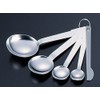 Quinn Rose 18 – 0 Measuring Spoons, 4 Pairs (with Spatula) No. 172