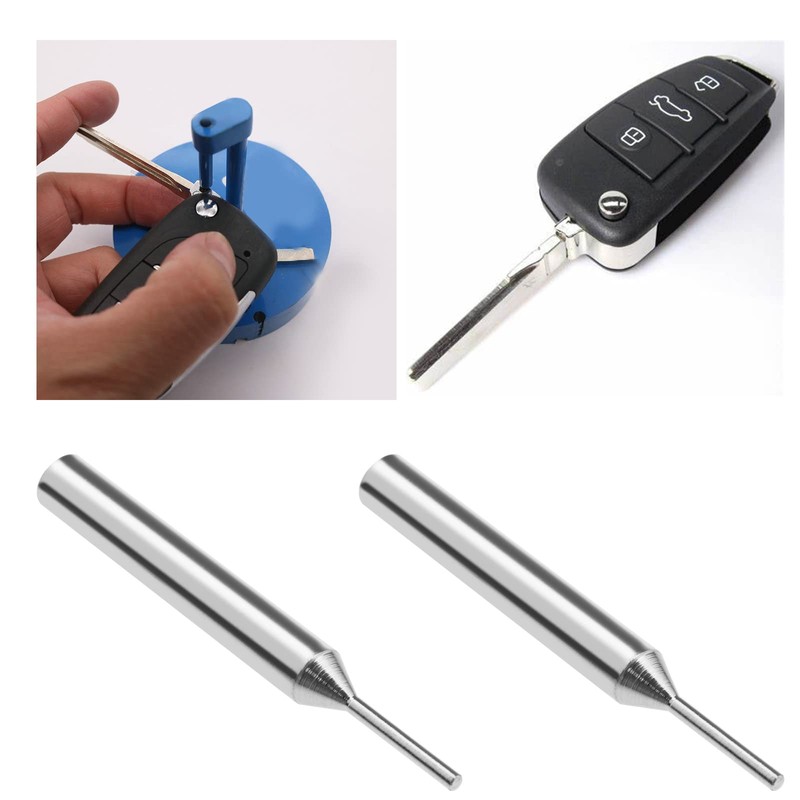eMagTech 4PCS Car Remote Key Blade Removal Pin 1.42mm 1.57mm