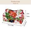 2 Pack Tissue Box Cover Holder, Flamingo Birds Rectangle Leather
