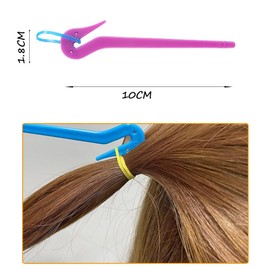 Herramienta para Cortadores Banda Cabello Elástica - Herramienta para Quitar Banda Cabello Elástica, Coletas Cortadores de Banda Elástica para el Pelo, para Cortar Lazos de Pelo, sin Dolor (4 Piezas)