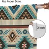 YCness Aztec Curtains for Bedroom, Southwestern Ethnic Geometric Window Treatments