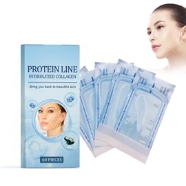60 Stück Protein-Lifting-Linie, Lifting Lösliche Protein Seidenfaden Kollagen Seidenfäden Protein Seidenfaden Lösliche, Hydrolyzed Collagen Protein Line Lifting Fadenlifting Zur Hautstraffung