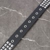 Eigso Punk Leather Gothic Star Waist Studded Belt for Woman