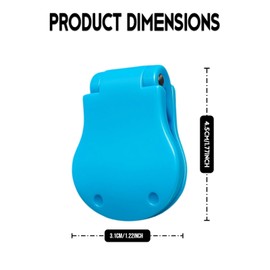 Multifunctional Rod Holder - Portable Takedown Fishing Rod Clips for Ground/Car/Wall/Beach, Auto Fixed Fish Poles Holders with Pressure Grip, Fits Shore/Telescopic Rods & Fixed Ball (Orange * 4)