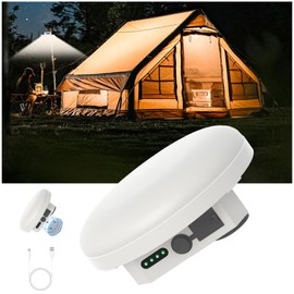 Tent Light LED Rechargeable Camping Portable Hanging Lantern,IPX5 Waterproof Outdoor Lights with 4000LM and 10500mAh Battery Power, Camp Lamp Light for Glamping Indoor Outages Car Repair(Magnet)