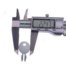 IEQFUE 2PCS Ignition Keys 180292M1 20A180 192529M91 189527M91 Compatible with Massey Ferguson 35 50 65 85 TO20 TO30