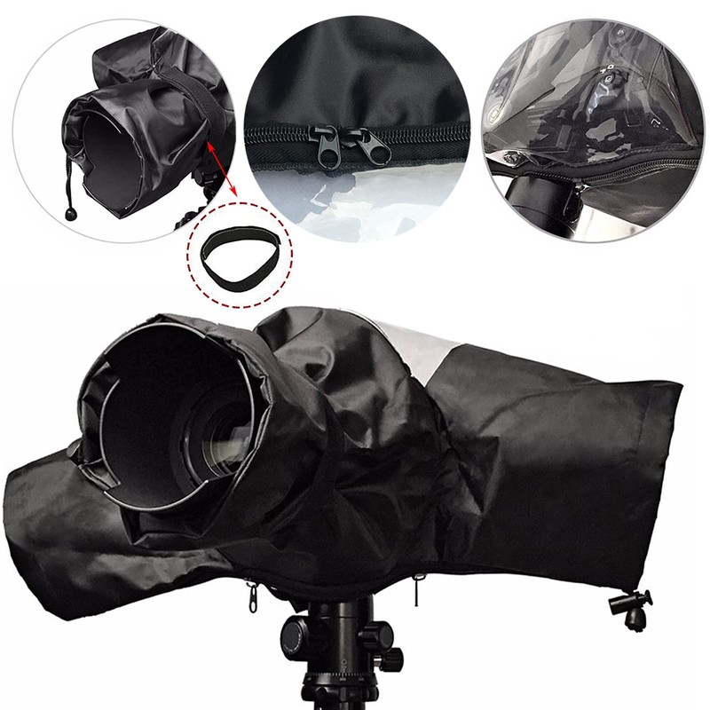 Waterproof Rain Cover for Folding Camera with Transparent Viewing Window