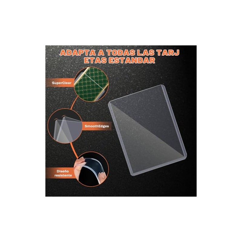 Toploaders Regulares Transparentes de 3 X 4 Pulgadas, Protectores de