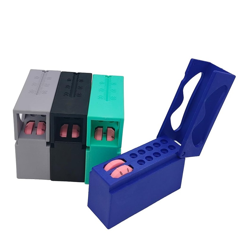 Dental Endodontic File Holder with Endo File Measure, 10 Holes