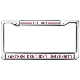 Eastern Kentucky University School Full Size Standard License Plate Metal Frame