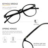 LAMBBAA - Gafas presbíopes multifocales, redondas y progresivas, antiluz azul