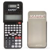 KAPEK Scientific Calculator + Math Set for Schools | 2-Line