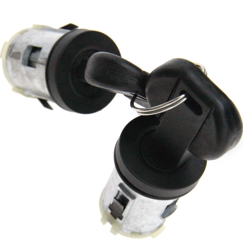 ENET 2pcs Car Auto Vehicle Front Replacement Door Lock Barrels