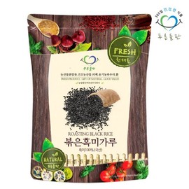 Pureun Deulpan 푸른들판 국내산 볶은 흑미가루 500g 흑미쌀 검은쌀 가루 Blue Field Domestic Roasted Black Rice Powder 500g Black Rice Flour