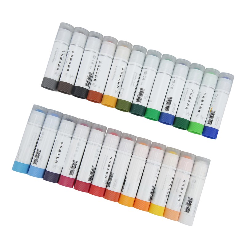Paint Sticks Paint Smoothly Bright Colors 24 Colors Graffiti Sticks