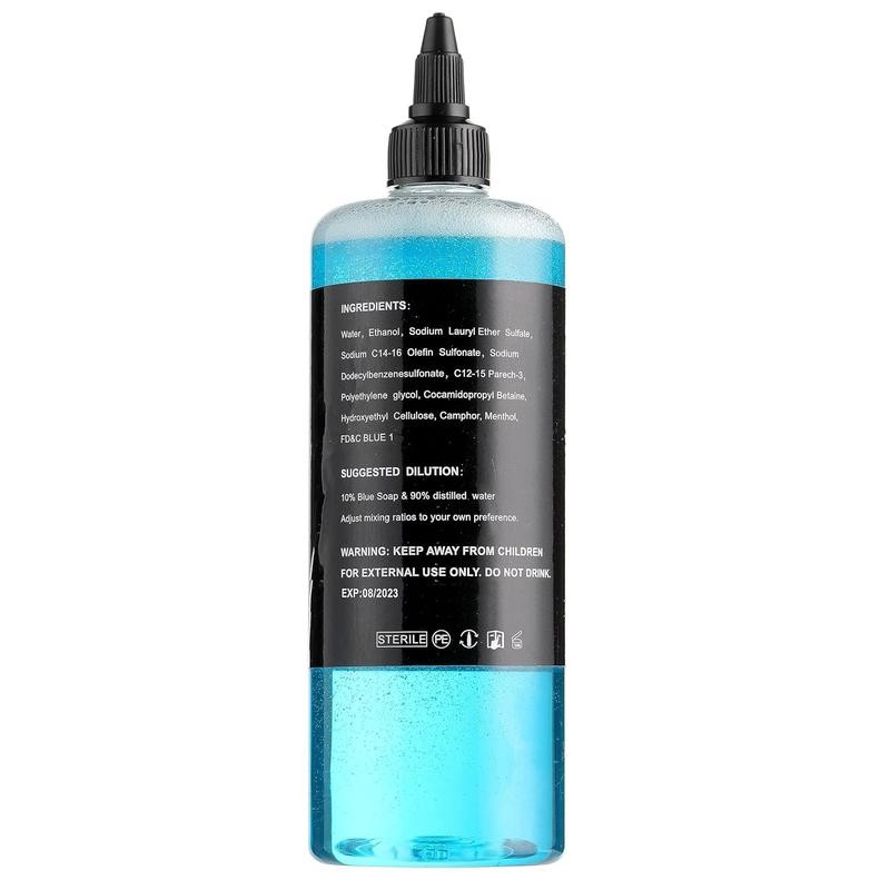 Tattoo Blue Soap Cleaning Soothing Healing Solution Highly Concentrated Tattoo