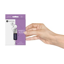 Roll On ANXIETY & FEAR | Serenidad ante Ansiedad y Miedo | Aromaterapia Portable | Con Aceites Esenciales de Naranja Dulce, Ylang Ylang, Mejorana y más.| Bienestar para llevar | 3 ml. Nativa5