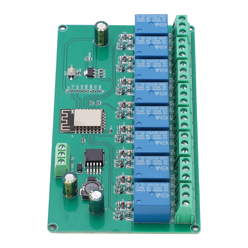 Relay Module WIFI 8‑Channel ESP8266 Development Board for Wireless Control