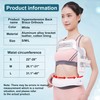 GHORTHOUD Hyperextension Back Brace Orthotics Jewett Brace for Thoracic &