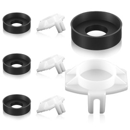 XLIUAX 6 Sets Tub Spout Diverter Repair Kit, Shower Diverter Repair Kit Tub Spout with Diverters Tubs Spouts Replacement Repairs Parts for Bathroom Bathtub Faucet Universal Valve Replacements Kits