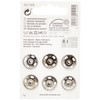 Prym Silver Brass Fasteners, 0.59"
