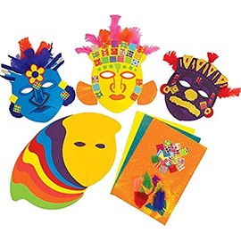 Springboard 25013 Make a Mayan Mask KS2 History Craft Activity (Pack of 30)