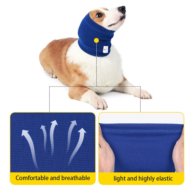 FDANDADE 2 Pack Cat Ear Cover, Cat Ear Wrap Anxiety