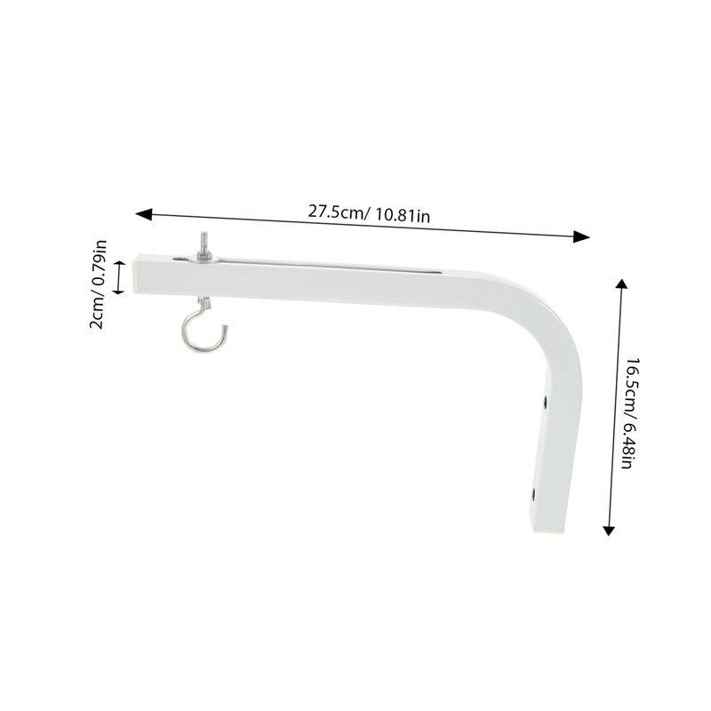 ORFOFE 1 Pair Wall Hanging Projector Shelf for Wall Metal