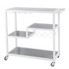 Holly & Martin Zephs Bar Cart White - Stylish Bar