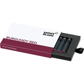 Montblanc Ink Cart Burgundy Red 1 Pack = 8CART PF Brand