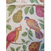 TWO Individual Napkins Birds Pears Ivory Cocktail for Decoupage (121