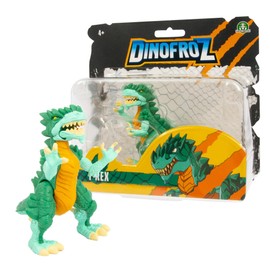 Giochi Preziosi, Dinofroz T-Rex 12 cm and Articulating Figure from the Dino & Draghi Series for Ages 3 and Above