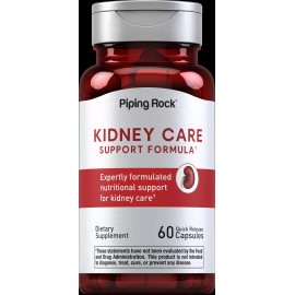 Piping Rock Kidney Support Supplement | 60 Capsules | Kidney Care Formula | by Piping Rock