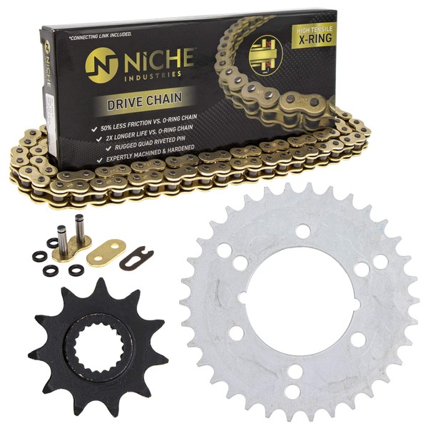 NICHE Drive Sprocket Chain Combo for Polaris Xplorer 400 Trail