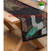 Ethnic Cotton Decorative Indian Dinning Art Table Patchwork Beads Embroidered
