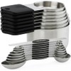 Magnetic Measuring Cups & Spoons Set, Strong N45 Magnets, Heavy