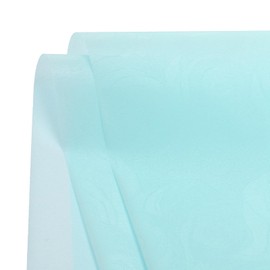 MECCANIXITY Waterproof Floral Wrapping Paper 22.8x22.8 Inch Class Flower Wrapping Paper for DIY Crafts, Gift/Gift Box Packaging Light Blue 10 Pcs