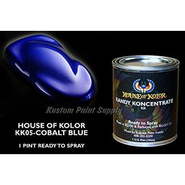 House of Kolor Cobalt Blue Kandy KK05 1 Pint Can Ready To Spray