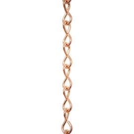 RCH Hardware CH-S50-16-CO-3 Steel Basket Chain, Copper (3 Feet)