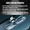 Gummia Glasses Holder for Car Sun Visor, Universal Sunglasses Holder