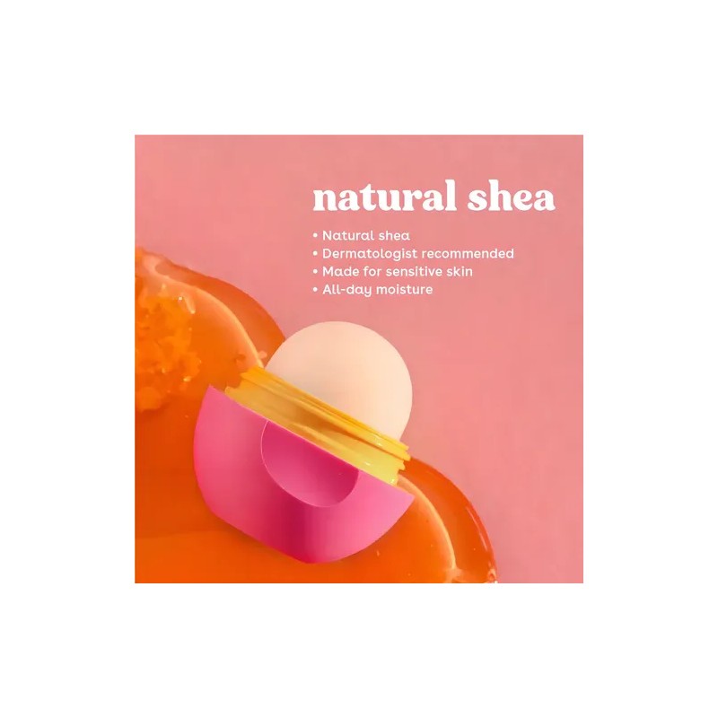 Eos Balsamo Labial Natural De Karite, Manzana Miel, Leche De