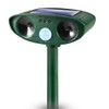 Solar Animal Repellent Ultrasonic Deer Repeller Cat Deterrent Outdoor with