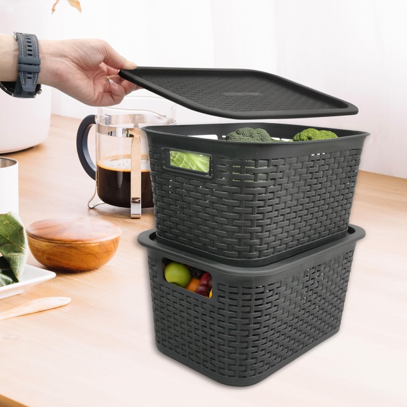 ABBAware Set of 5 Lids, Plastic Storage Box Covers, Durable