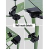 iClimb Lightweight Stable Alu. Folding Square Table Roll Up Top